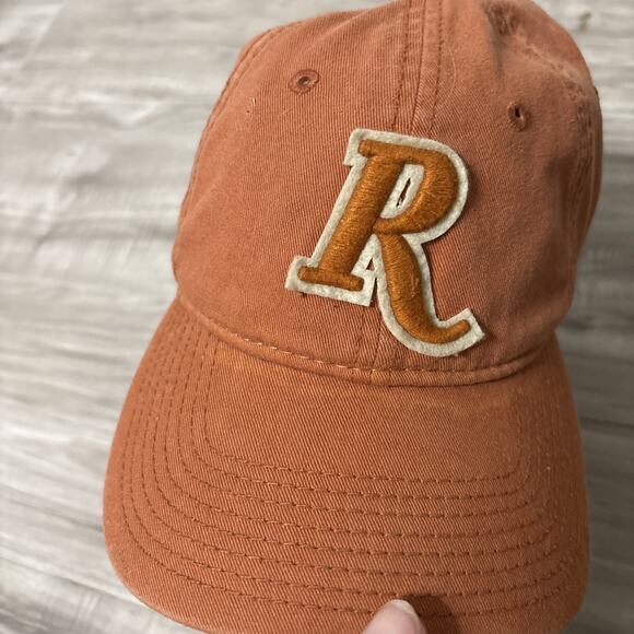 Remington Hat Cap Orange Spellout Logo Made in USA - Picture 2 of 5